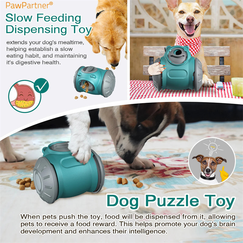 Interactive Dog Tumbler Toy - IQ-Enhancing Slow Feeder for Small to Medium Dogs and Cats, Balance Training Pet Product