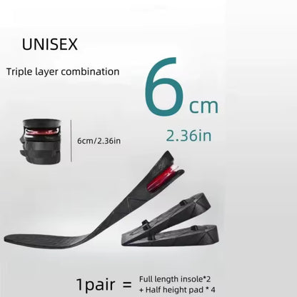 Unisex Height Lift Insoles