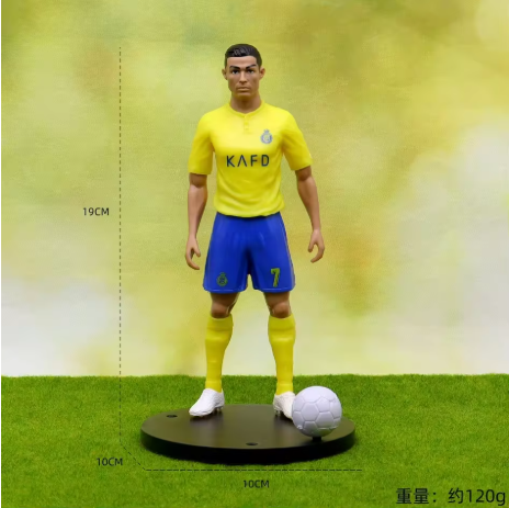 2026 New Football Star C.Ronaldo Model Dolls Cartoon Cute Action Figure Car Accessories Football Fans Gifts